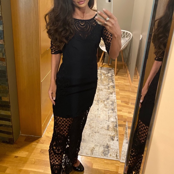 For Love & Lemons Crochet Maxi Dress - Picture 6 of 7